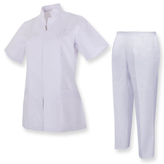 CASACA Y PANTALÓN MUJER UNIFORME LABORAL- Ref.8298 Sanidad y Limpieza