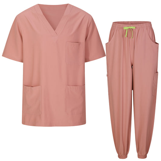Uniforme Sanitario Unisex Elástico con Pantalón Jogger y 6 Bolsillos (94% Poliéster, 6% Spandex) - 1689-7969 - MISEMIYA Uniformes de Trabajo