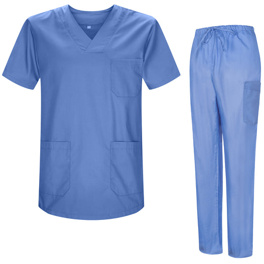 Pijama Sanitario Conjuntos Uniformes Sanitarios Unisex - Uniformes Medicos 817-8319