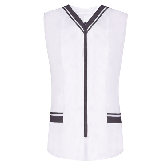 CAMISA MUJER SIN MANGAS BI-COLOR 818 - MISEMIYA Vestuario Laboral