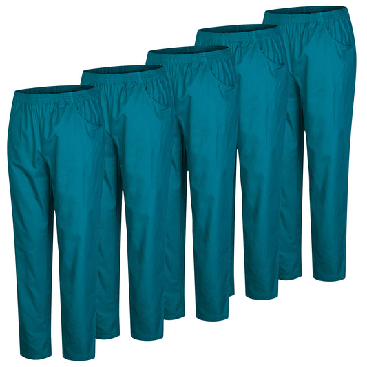 Paquete 5 Unidades - PANTALÓN SANITARIOS UNISEX CINTURA ELÁSTICA 5-8312 - MISEMIYA Uniformes de Trabajo