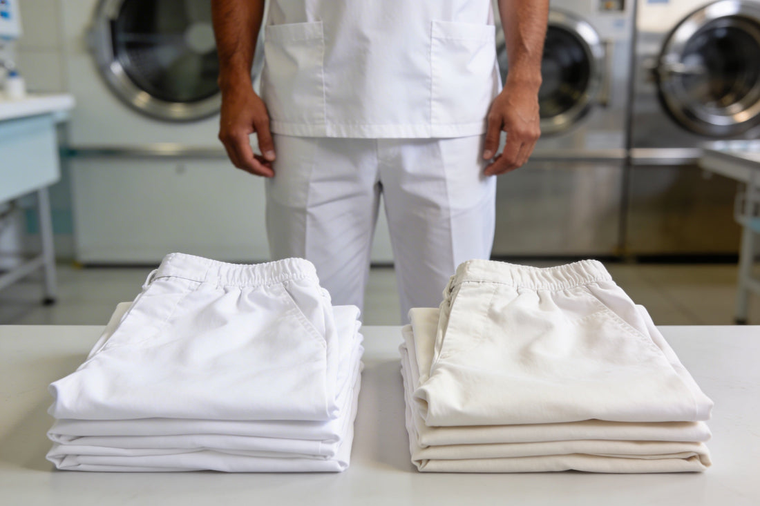 ¿Cómo Mantener los Pantalones Sanitarios Blancos Después de 200+ Lavados?