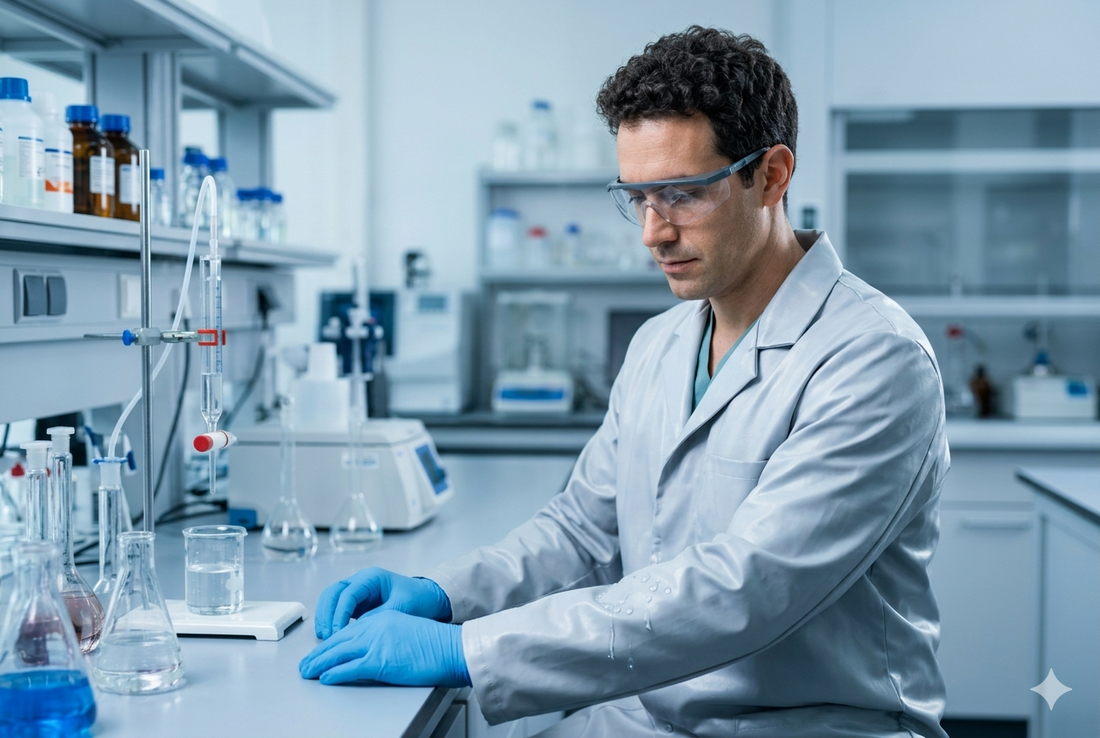 Bata de Laboratorio para Química: Requisitos de Protección y Materiales Seguros
