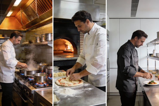Chaquetas de Chef para Hombres: Guía de Compra por Tipo de Cocina 2026