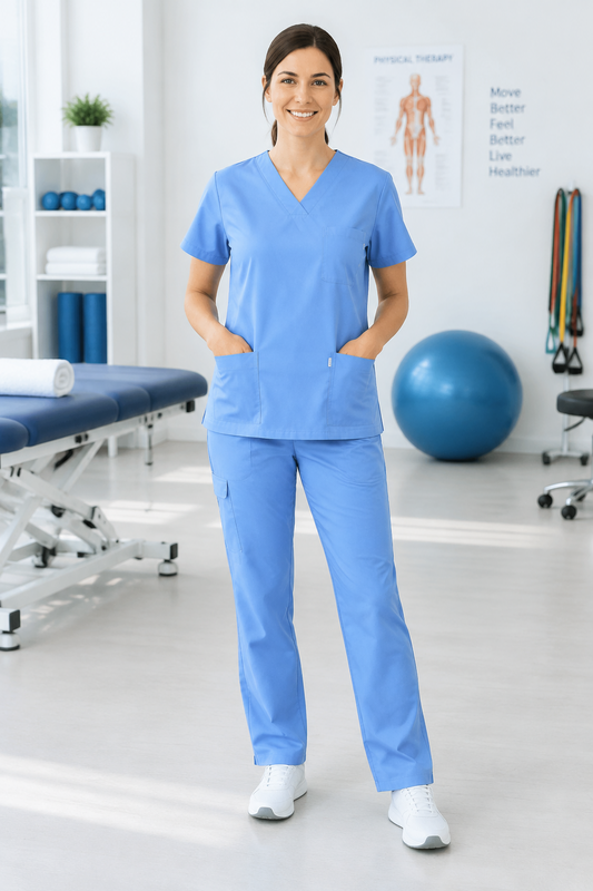 Uniforme de fisioterapeuta: guía completa de prendas, tejidos y criterios según tu entorno de trabajo