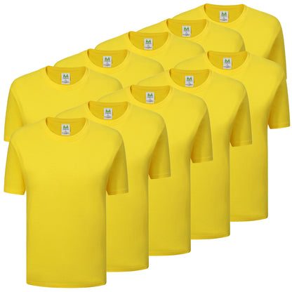 Paquete de 10 Unidades - Camiseta con Mangas Cortas 100% Algodón   10-TS150 - MISEMIYA Uniformes de Trabajo
