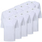 Paquete de 10 Unidades - Camiseta de Verano Ligera con Mangas Cortas 100% Algodón - 10-TS135 - MISEMIYA Uniformes de Trabajo