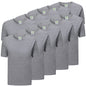 Paquete de 10 Unidades - Camiseta de Verano Ligera con Mangas Cortas 100% Algodón - 10-TS135 - MISEMIYA Uniformes de Trabajo
