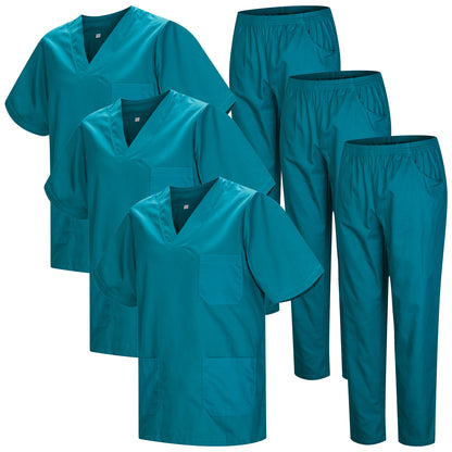 Pack de 3 Cojuntos - Uniforme Sanitario Unisex  3-817-8312 - MISEMIYA Uniformes de Trabajo