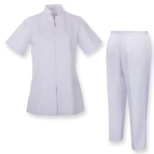 CASACA Y PANTALÓN MUJER UNIFORME LABORAL- Ref.8298 Sanidad y Limpieza