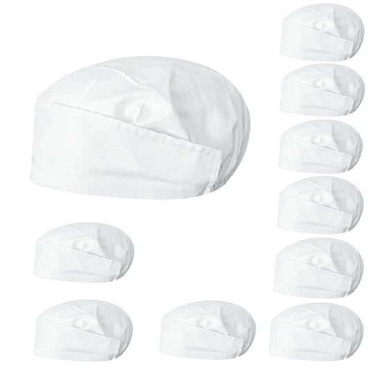 GORRO BLANCO GORRO COCINA GORRO COCINERO COCINERA GORRO MILITAR COCINA GORRO CHEF  Ref.921 Uniformes de trabajo