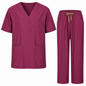 Uniforme Sanitario Unisex Elástico para Enfermería y Medicina (94% Poliéster, 6% Spandex) 1689-7835 - MISEMIYA Uniformes de Trabajo