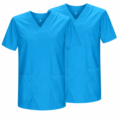 Paquete 2 Unidades - CASACA SANITARIOS UNISEX Con Manga Corta - 2-817 - MISEMIYA Uniformes de Trabajo