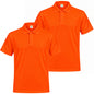 Pack de 2 unidades – Polo deportivo de hombre de manga corta 100% poliéster – 2-PPM130