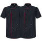 Pack 2 Unidades - Chaqueta Cocinero Hombre - Chaqueta de Chef Hombre - Uniforme Hosteleria - Ref.2-8421B