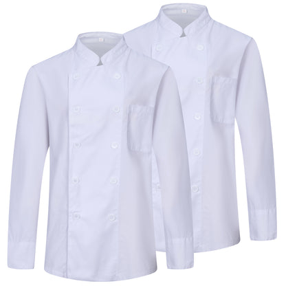 Pack 2 Unidades - Chaqueta Cocinero Hombre - Chaqueta de Chef Hombre - Uniforme Hosteleria -  - Ref.842