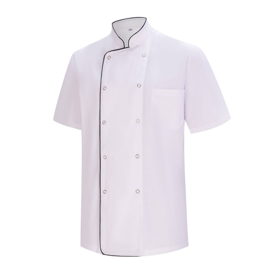 Pack 2 Unidades - Chaqueta Cocinero Hombre - Chaqueta de Chef Hombre - Uniforme Hosteleria - Ref.6821