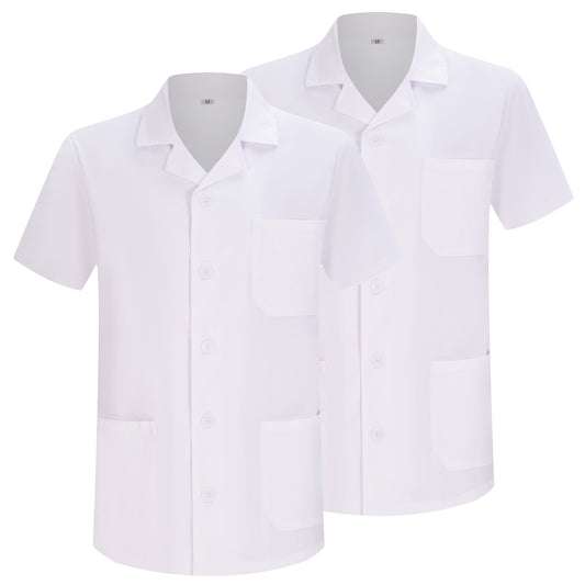 Pack 2 Unidades - Bata Laboratorio Unisex - Uniforme Sanitario Bata Medicos Bata Farmacia  Ref:8165