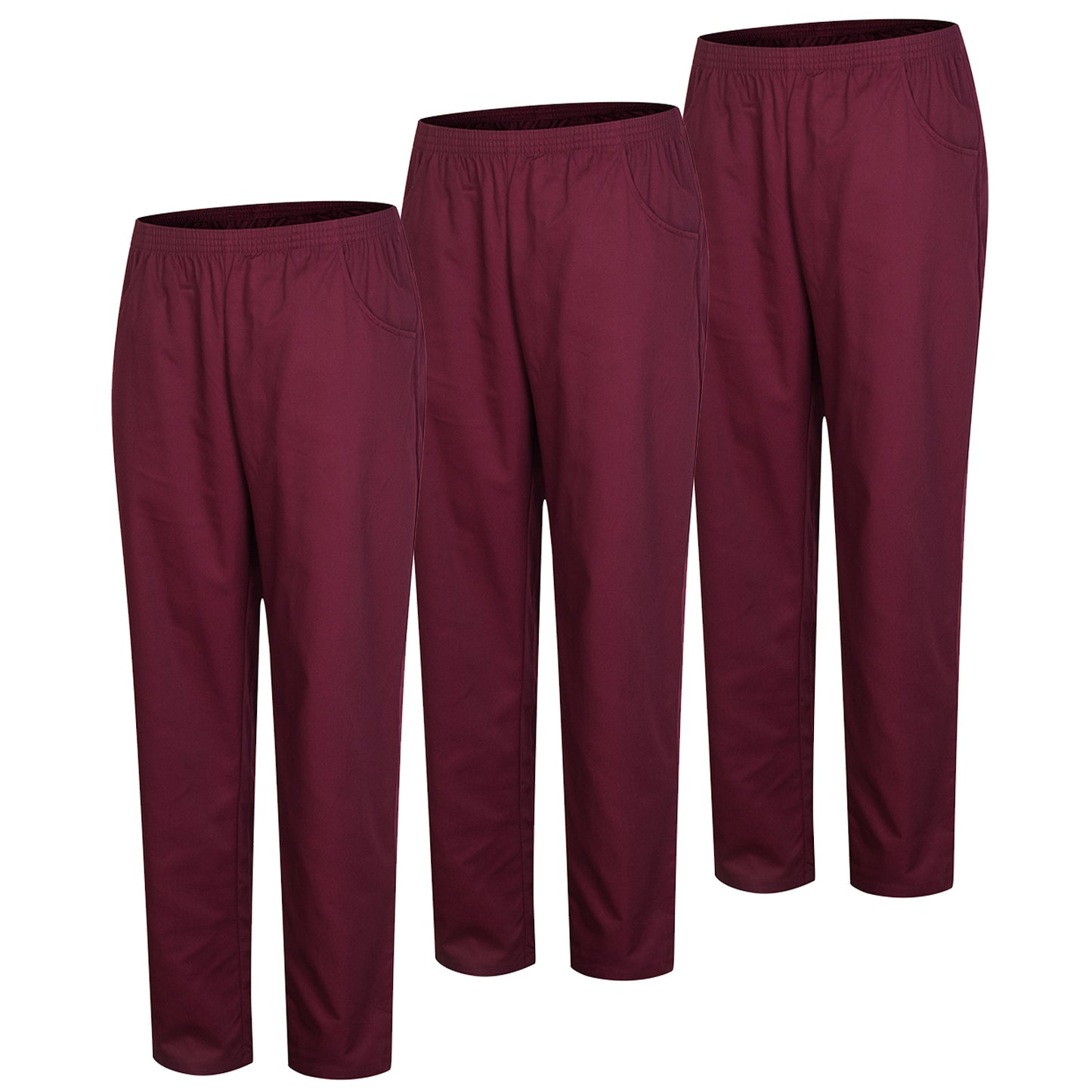 Pack 3 Pcs - PANTALÓN SANITARIO UNISEX -  UNIFORME SANITARIO UNIFORMES MEDICOS PANTALÓN DE TRABAJO 