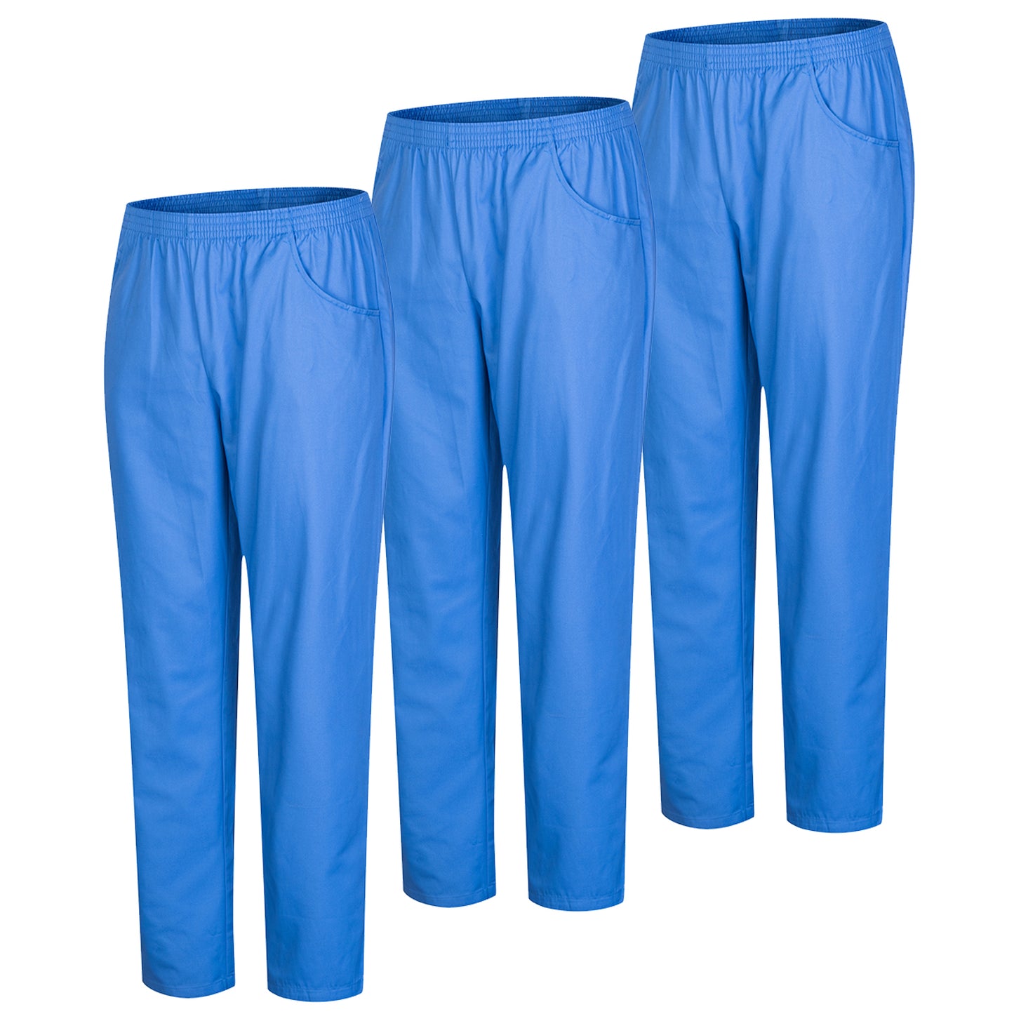 Pack 3 Pcs - PANTALÓN SANITARIO UNISEX -  UNIFORME SANITARIO UNIFORMES MEDICOS PANTALÓN DE TRABAJO 