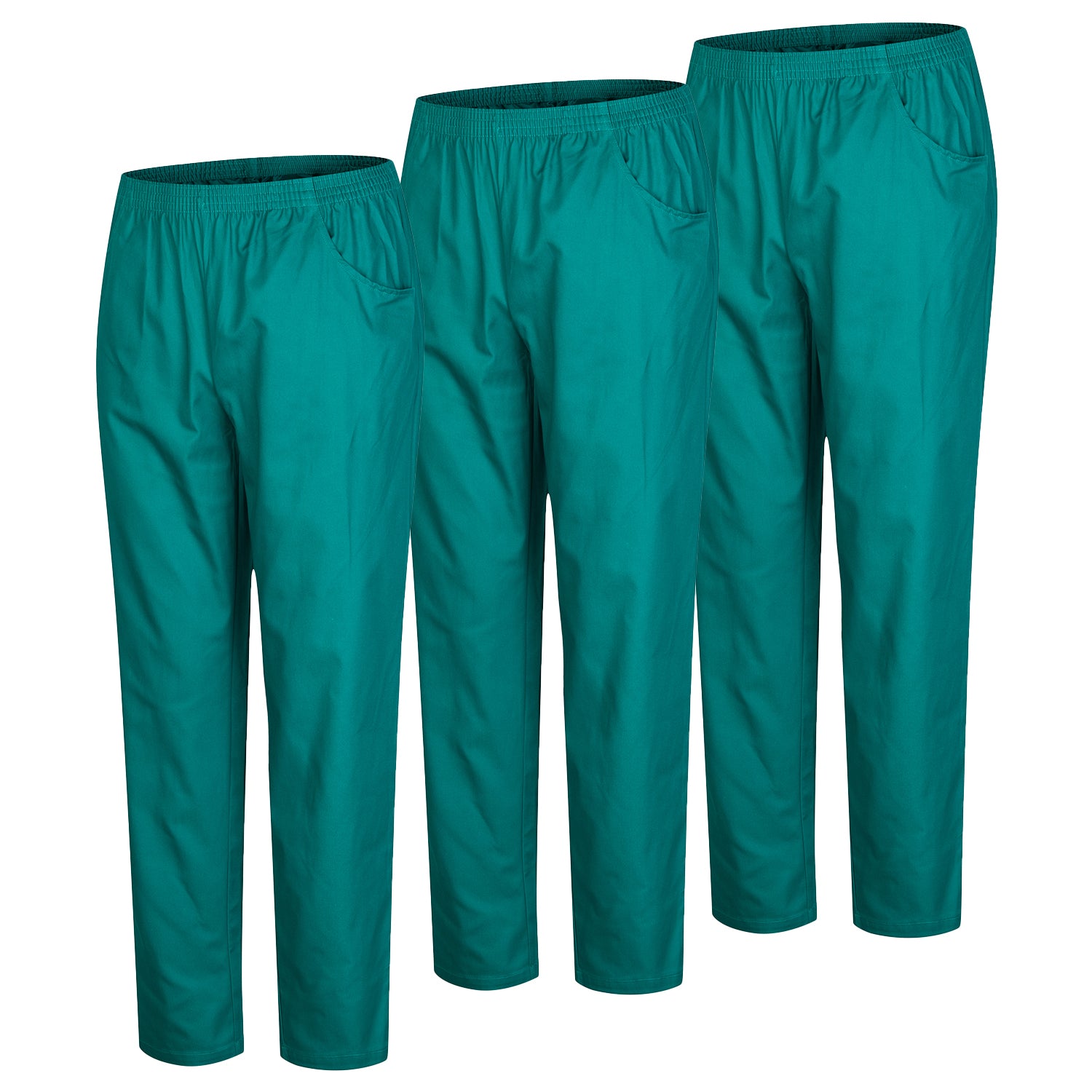 Pack 3 Pcs - PANTALÓN SANITARIO UNISEX -  UNIFORME SANITARIO UNIFORMES MEDICOS PANTALÓN DE TRABAJO 