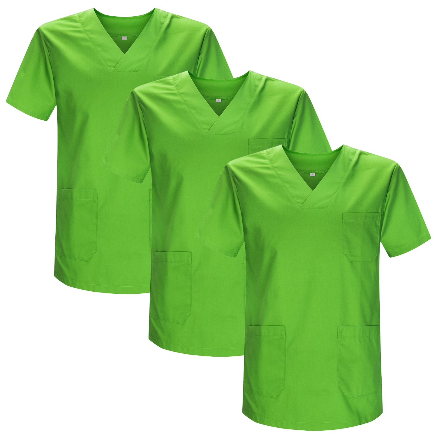 Pack 3 Pcs - CASACA SANITARIO UNISEX UNIFORMES SANITARIOS UNIFORME SANITARIO UNIFORME MEDICOS 