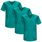 Pack 3 Pcs - CASACA SANITARIO UNISEX UNIFORMES SANITARIOS UNIFORME SANITARIO UNIFORME MEDICOS 