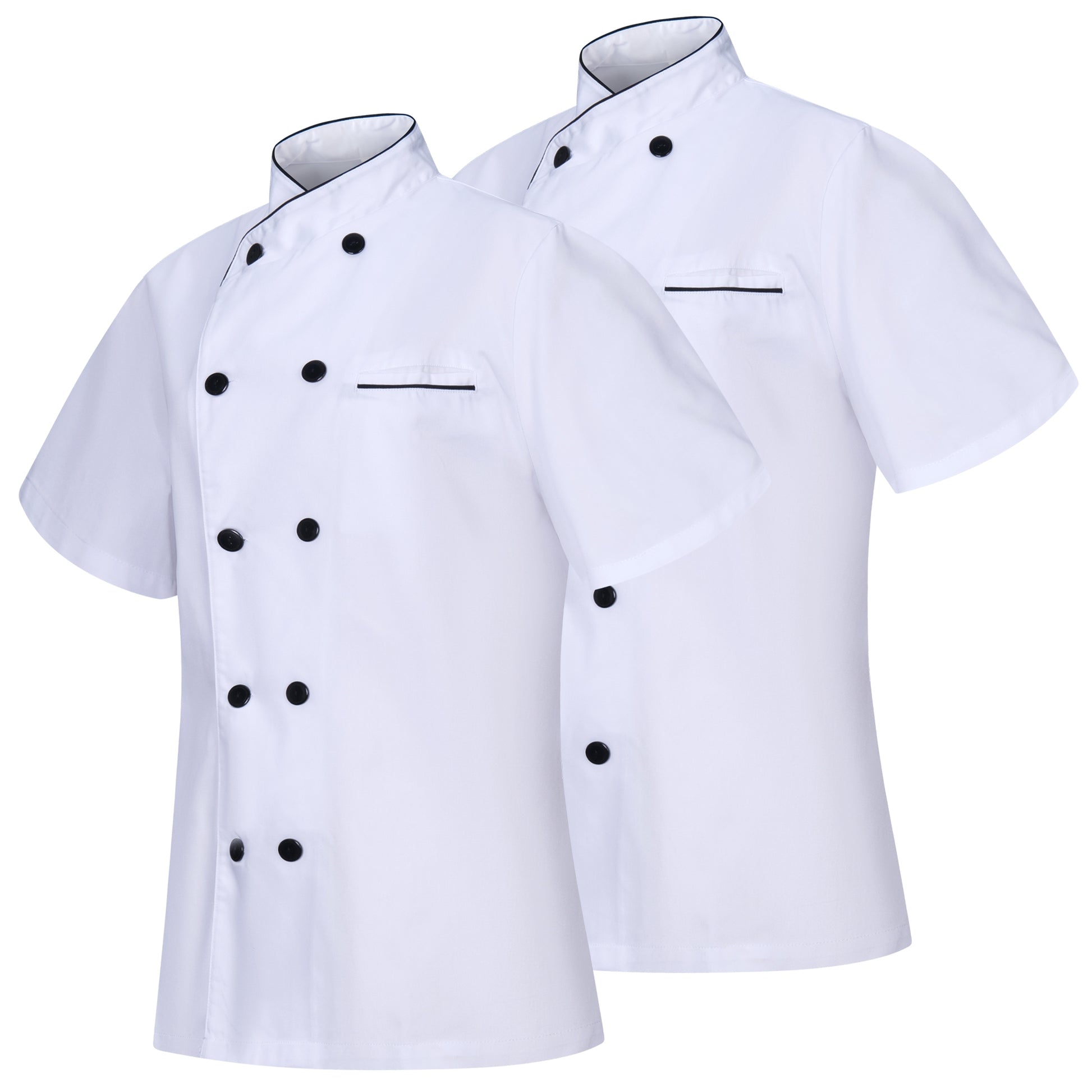 Pack*2 pcs - CHAQUETAS CHEF PARA MUJER - UNIFORME COCINERA- Ref.2-8441 - MISEMIYA Vestuario Laboral