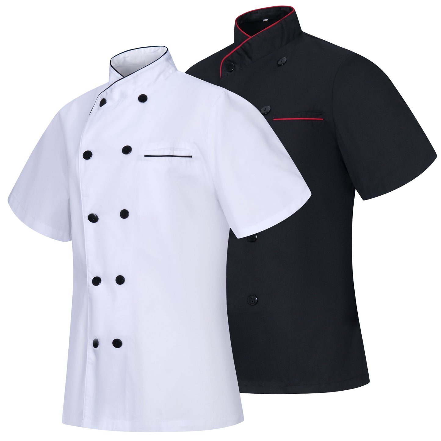 Pack*2 pcs - CHAQUETAS CHEF PARA MUJER - UNIFORME COCINERA- Ref.2-8441 - MISEMIYA Vestuario Laboral