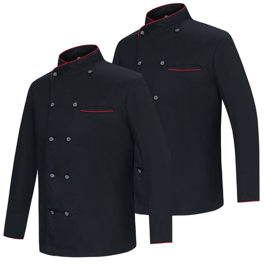 pack*2 pcs - CHAQUETAS CHEF PARA MUJER MANGAS LARGAS - Ref.844 - MISEMIYA Vestuario Laboral