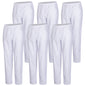 Pack 6 Pcs - PANTALÓN SANITARIOS UNISEX CINTURA ELÁSTICA UNIFORMEES SANITARIOS UNIFORMES MEDICOS UNFIROMES