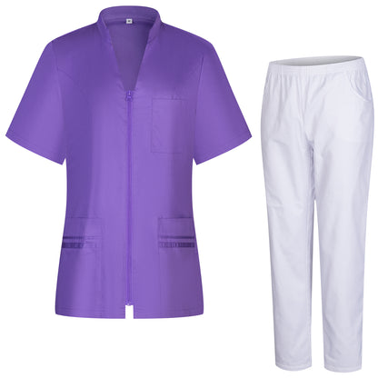 Uniforme Sanitario Mujer - CAMISA Y PANTALÓN SANITARIO PARA MUJER - Ropa de trabajo para mujer 712-8312