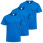 MISEMIYA Camiseta deportiva de hombre de manga corta 100% poliéster – Pack de 3 unidades – TPMNS130