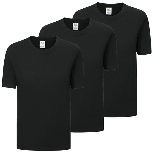 Paquete de 3 Unidades - Camiseta con Mangas Cortas 100% Algodón   3-TS135 - MISEMIYA Uniformes de Trabajo