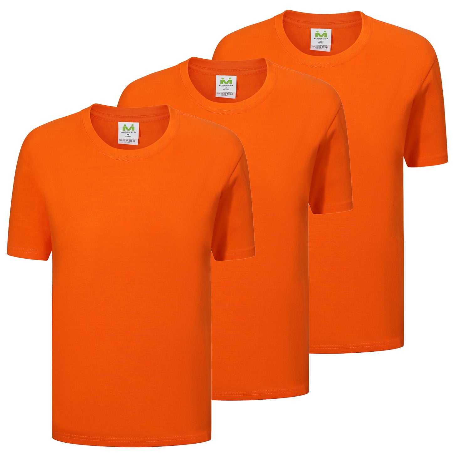 Paquete de 3 Unidades - Camiseta con Mangas Cortas 100% Algodón   3-TS135 - MISEMIYA Uniformes de Trabajo