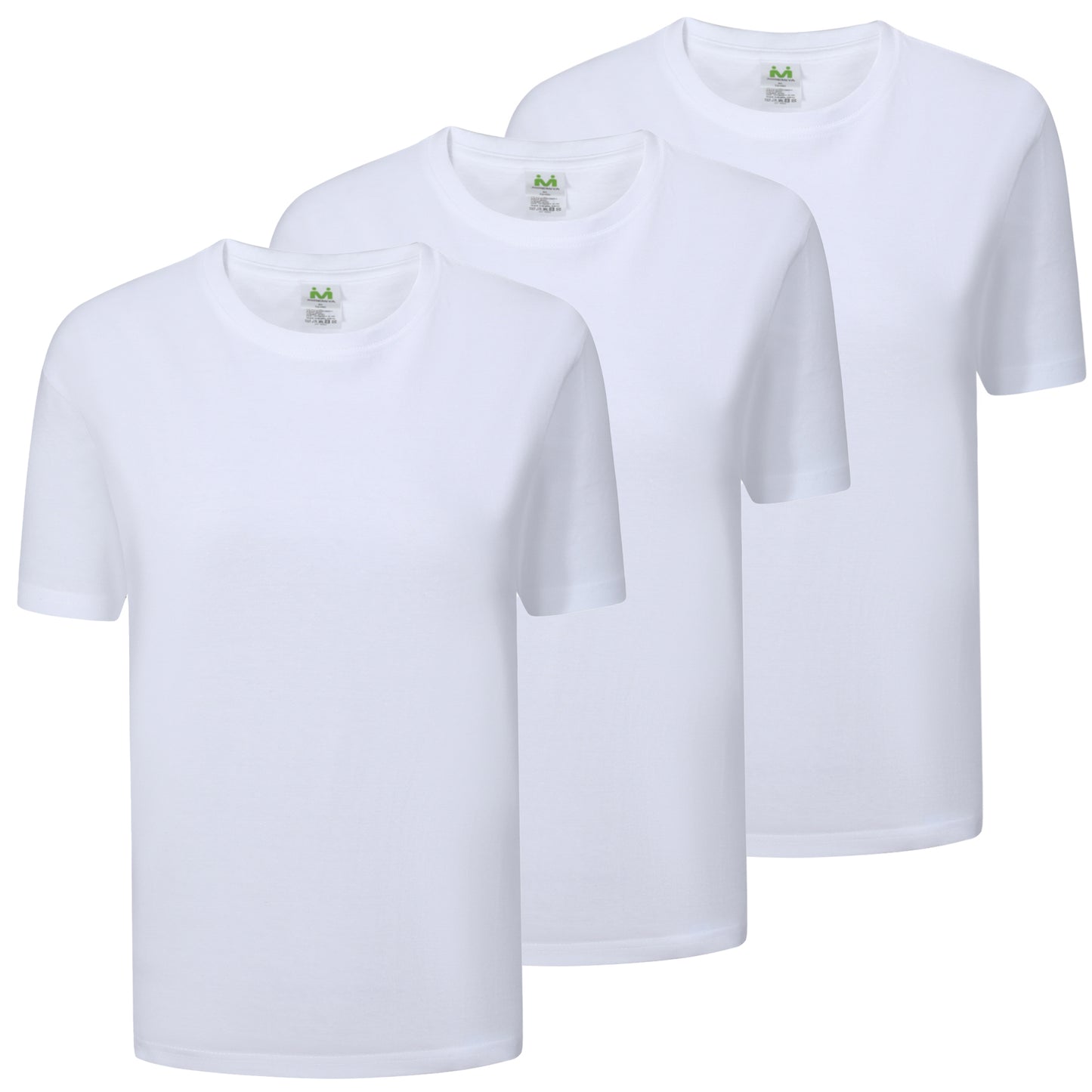 Paquete de 3 Unidades - Camiseta con Mangas Cortas 100% Algodón   3-TS135 - MISEMIYA Uniformes de Trabajo