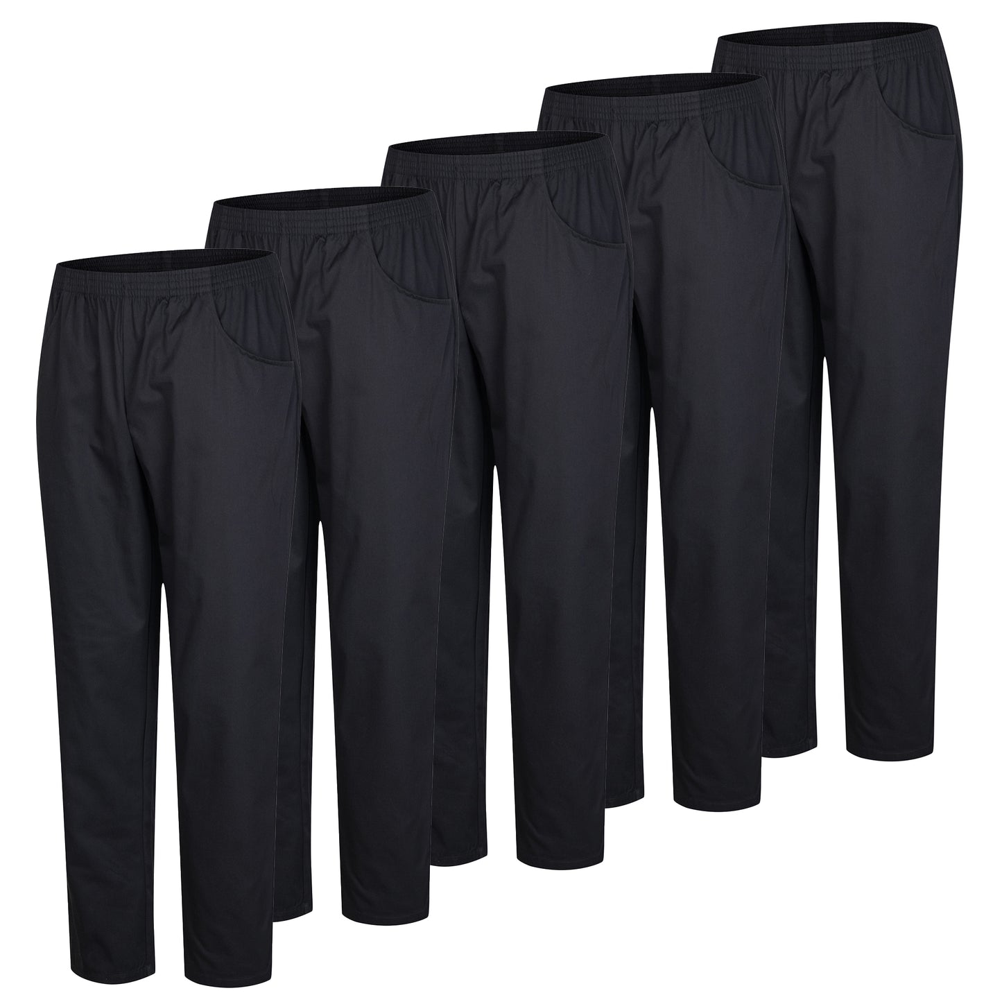 Paquete 5 Unidades  - PANTALÓN SANITARIOS UNISEX CINTURA ELÁSTICA 5-8312 - MISEMIYA Uniformes de Trabajo