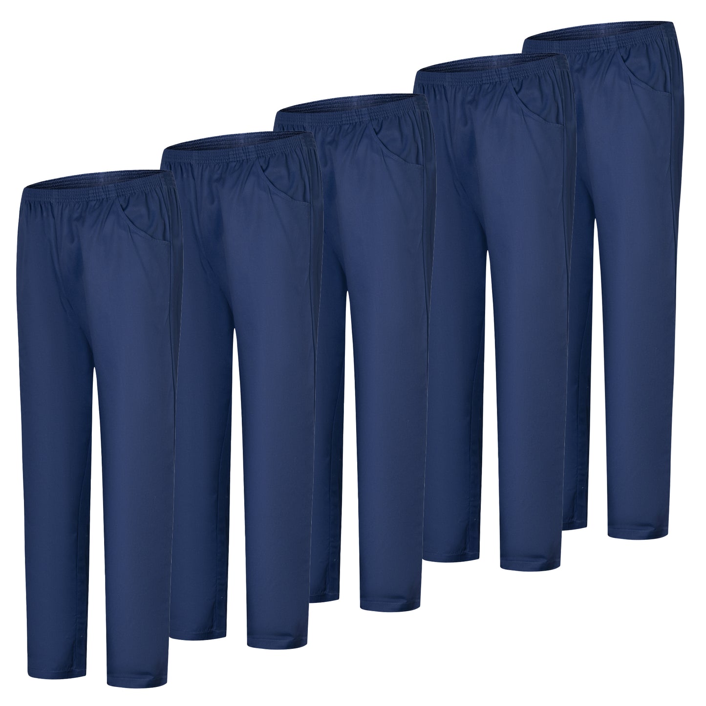 Paquete 5 Unidades  - PANTALÓN SANITARIOS UNISEX CINTURA ELÁSTICA 5-8312 - MISEMIYA Uniformes de Trabajo