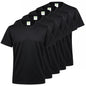 Pack de 5 unidades – Camiseta deportiva de hombre de manga corta 100% poliéster – 5-TPMNS130