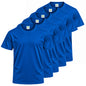 Pack de 5 unidades – Camiseta deportiva de hombre de manga corta 100% poliéster – 5-TPMNS130