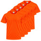 Pack de 5 unidades – Camiseta deportiva de hombre de manga corta 100% poliéster – 5-TPMNS130