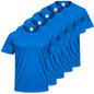 Pack de 5 unidades – Camiseta deportiva de hombre de manga corta raglán 100% poliéster – 5-TPMRS130