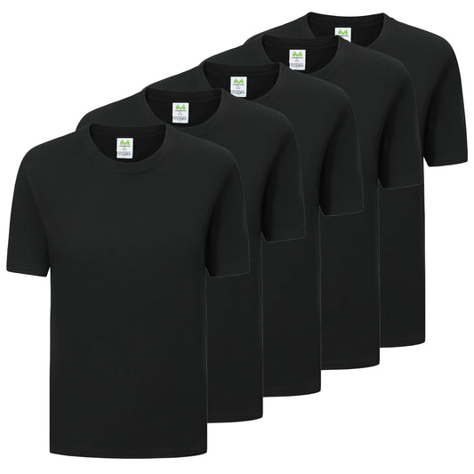 Paquete de 5 Unidades - Camiseta con Mangas Cortas 100% Algodón   5-TS135 - MISEMIYA Uniformes de Trabajo