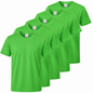Paquete de 5 Unidades - Camiseta con Mangas Cortas 100% Algodón - 5-TS150