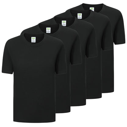 Paquete de 5 Unidades - Camiseta con Mangas Cortas 100% Algodón   5-TS150 - MISEMIYA Uniformes de Trabajo