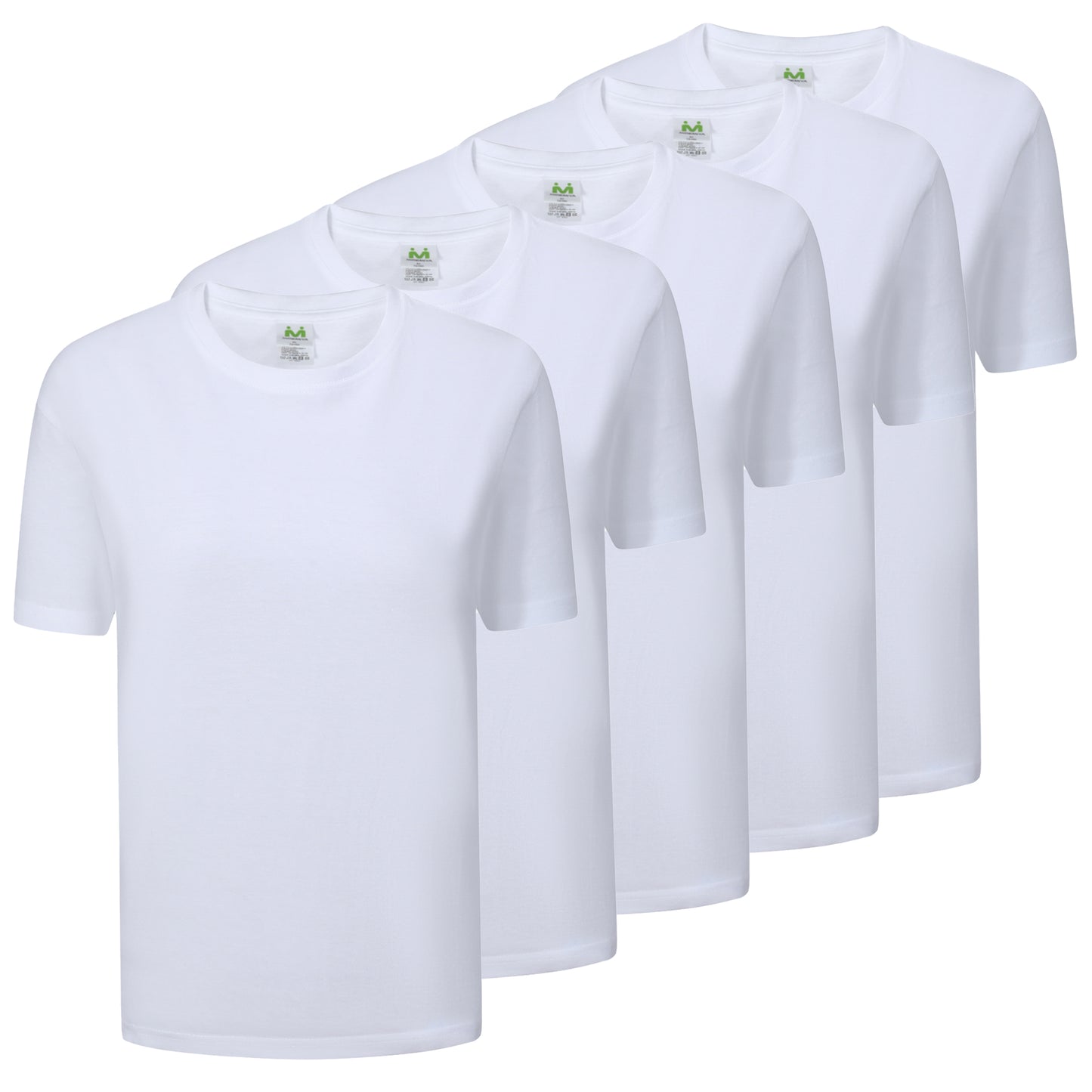 Paquete de 5 Unidades - Camiseta con Mangas Cortas 100% Algodón   5-TS135 - MISEMIYA Uniformes de Trabajo