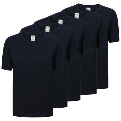 Paquete de 5 Unidades - Camiseta con Mangas Cortas 100% Algodón   5-TS150 - MISEMIYA Uniformes de Trabajo
