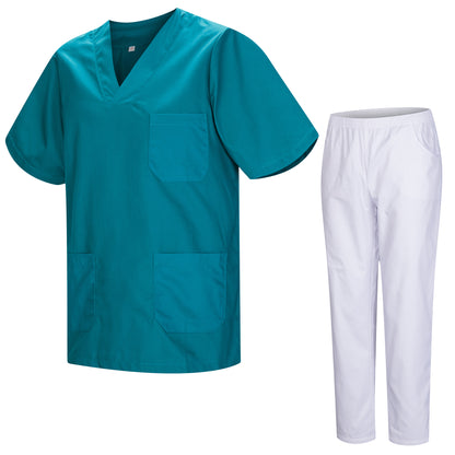 CASACA Y PANTALÓN SANITARIOS UNISEX 817-8312/BLANCO - MISEMIYA Uniformes de Trabajo