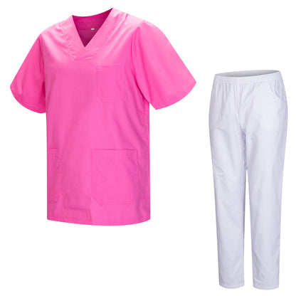 CASACA Y PANTALÓN SANITARIOS UNISEX 817-8312/BLANCO - MISEMIYA Vestuario Laboral