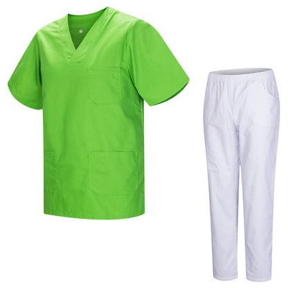 CASACA Y PANTALÓN SANITARIOS UNISEX 817-8312/BLANCO - MISEMIYA Uniformes de Trabajo